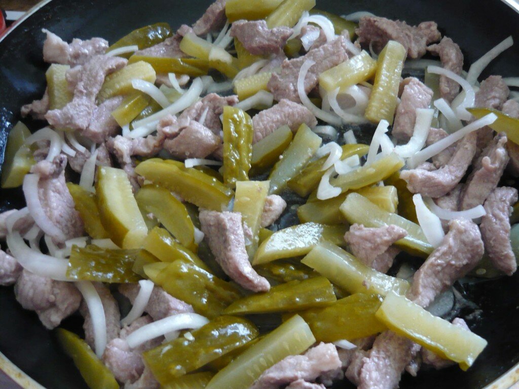 Азу из свинины с овощным пюре (6 шаг)
