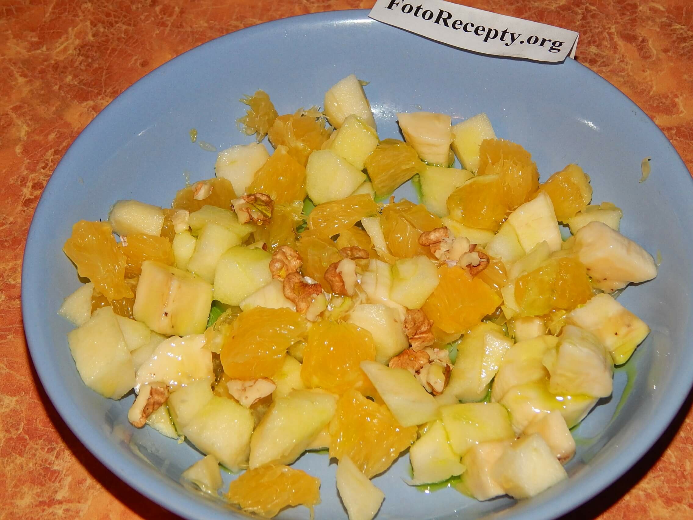 фруктовый салат с мороженным рецепт с фото - заправка салата