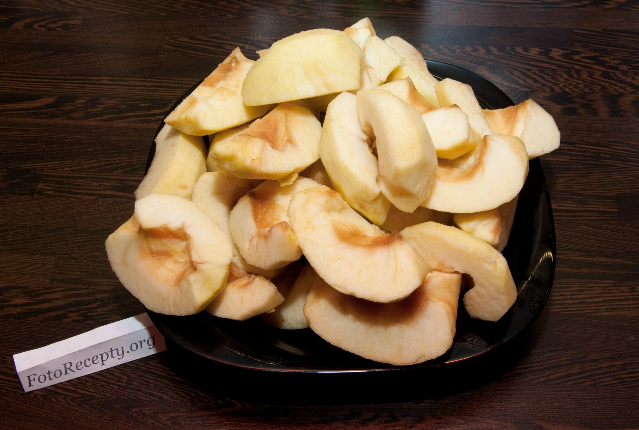 Яблочная пастила - разрезаем яблоки #2
