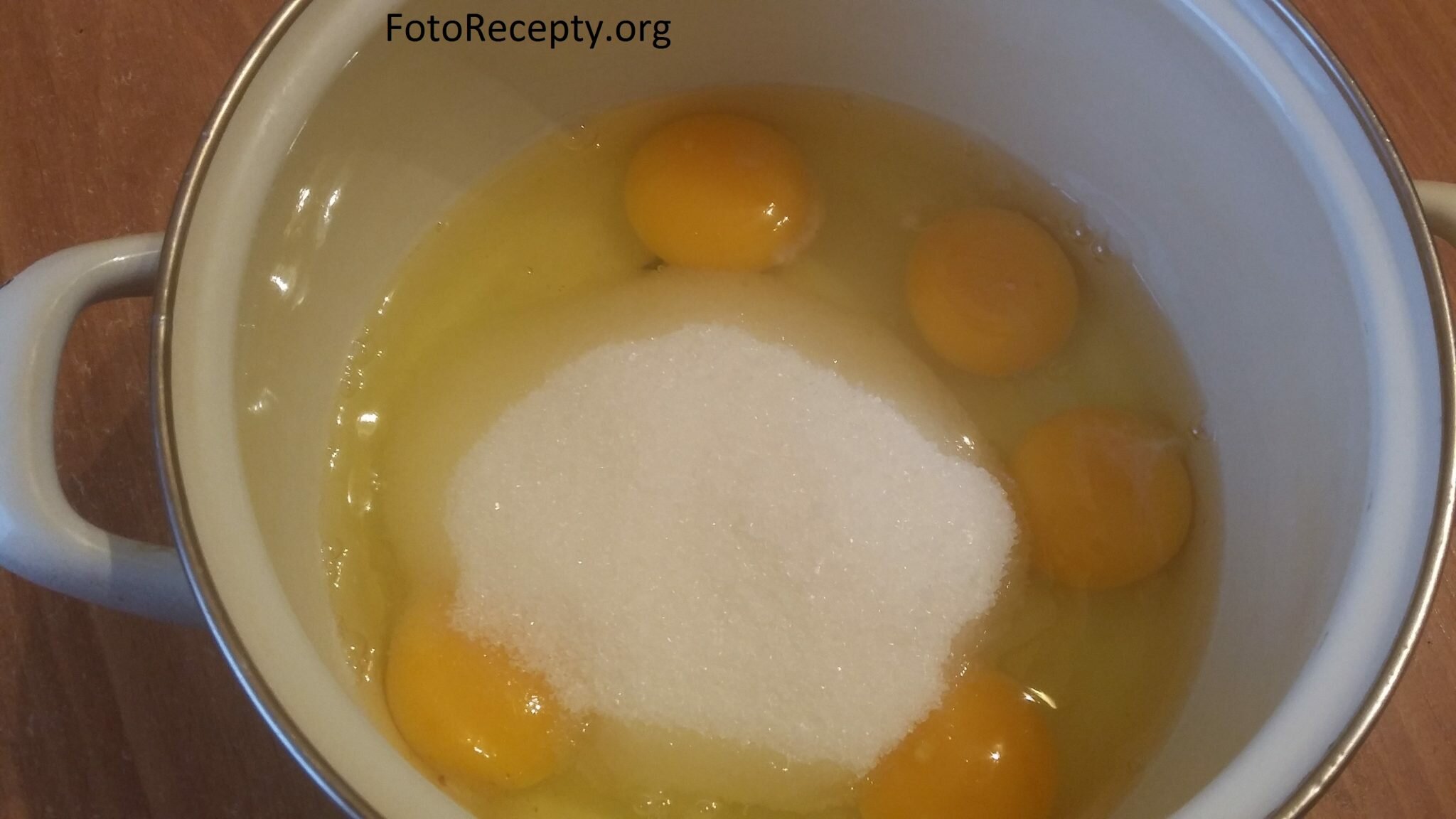 бисквит - яйца с сахаром 2