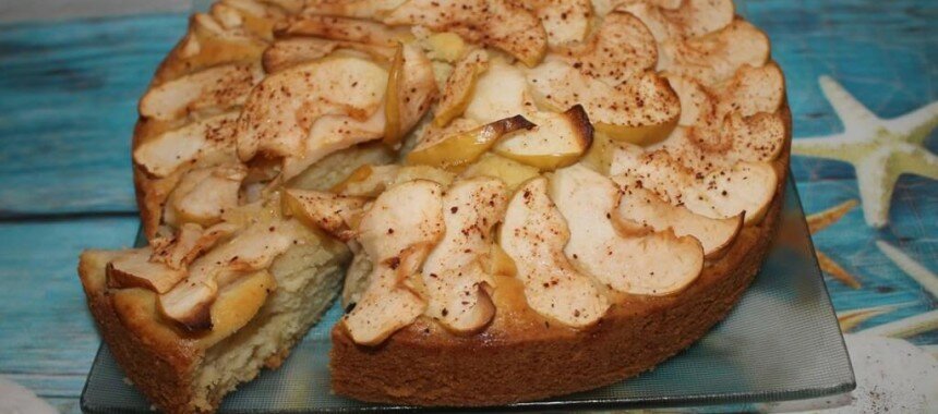 Яблочный пирог в духовке [как приготовить]